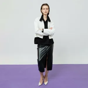 ATSTHELABEL ELARA WHITE OUTERWEAR CARDIGAN