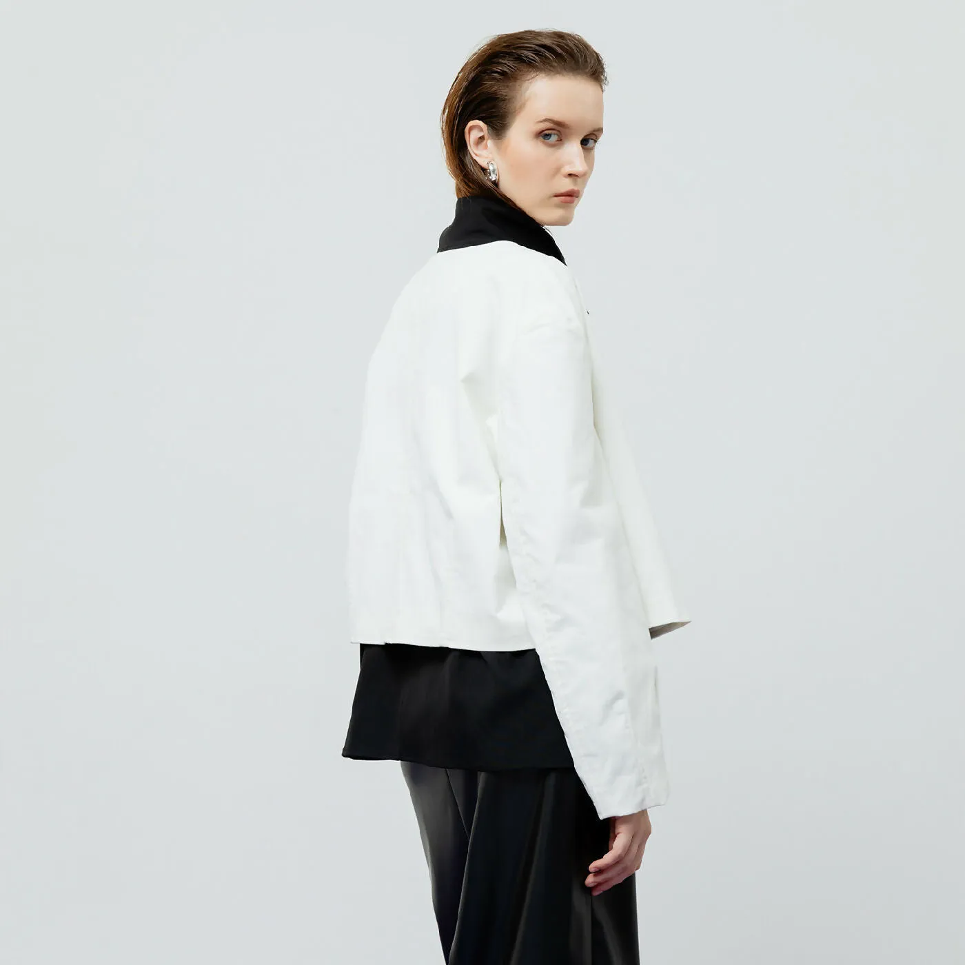 ATSTHELABEL ELARA WHITE OUTERWEAR CARDIGAN