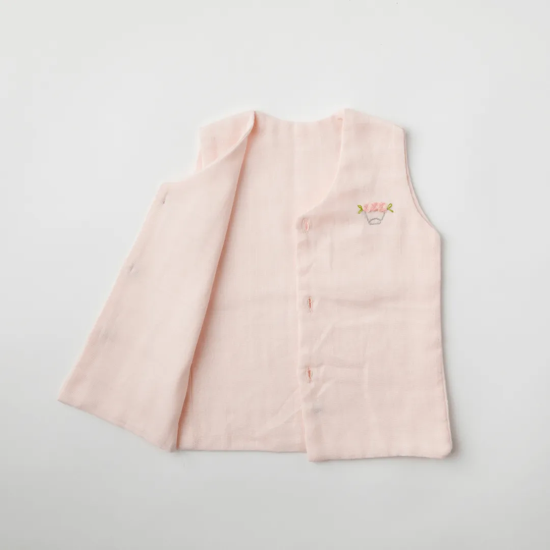Baby Muslin Vests - Set of 5