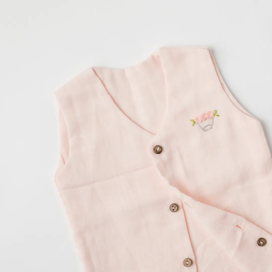 Baby Muslin Vests - Set of 5