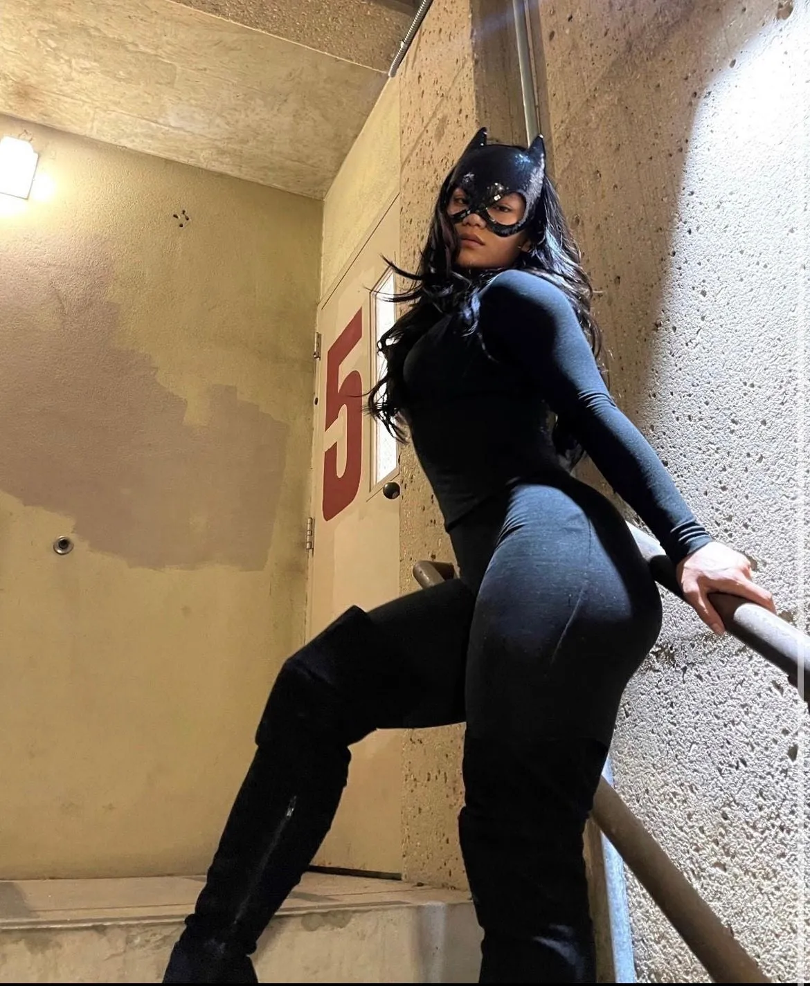 Baddie Basic Long Sleeve Set (Black)