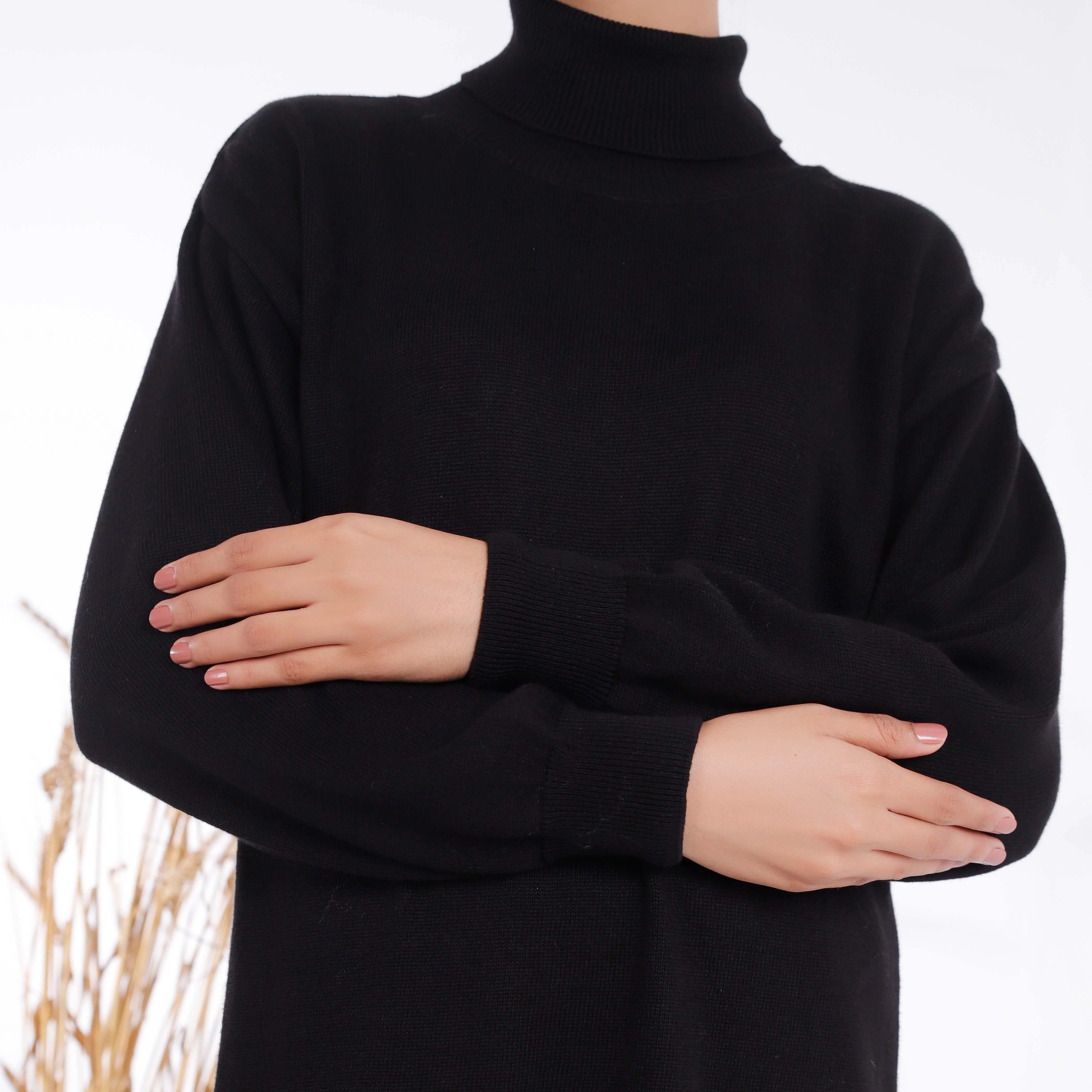 Black Sweaters Co-ord Set PW4855