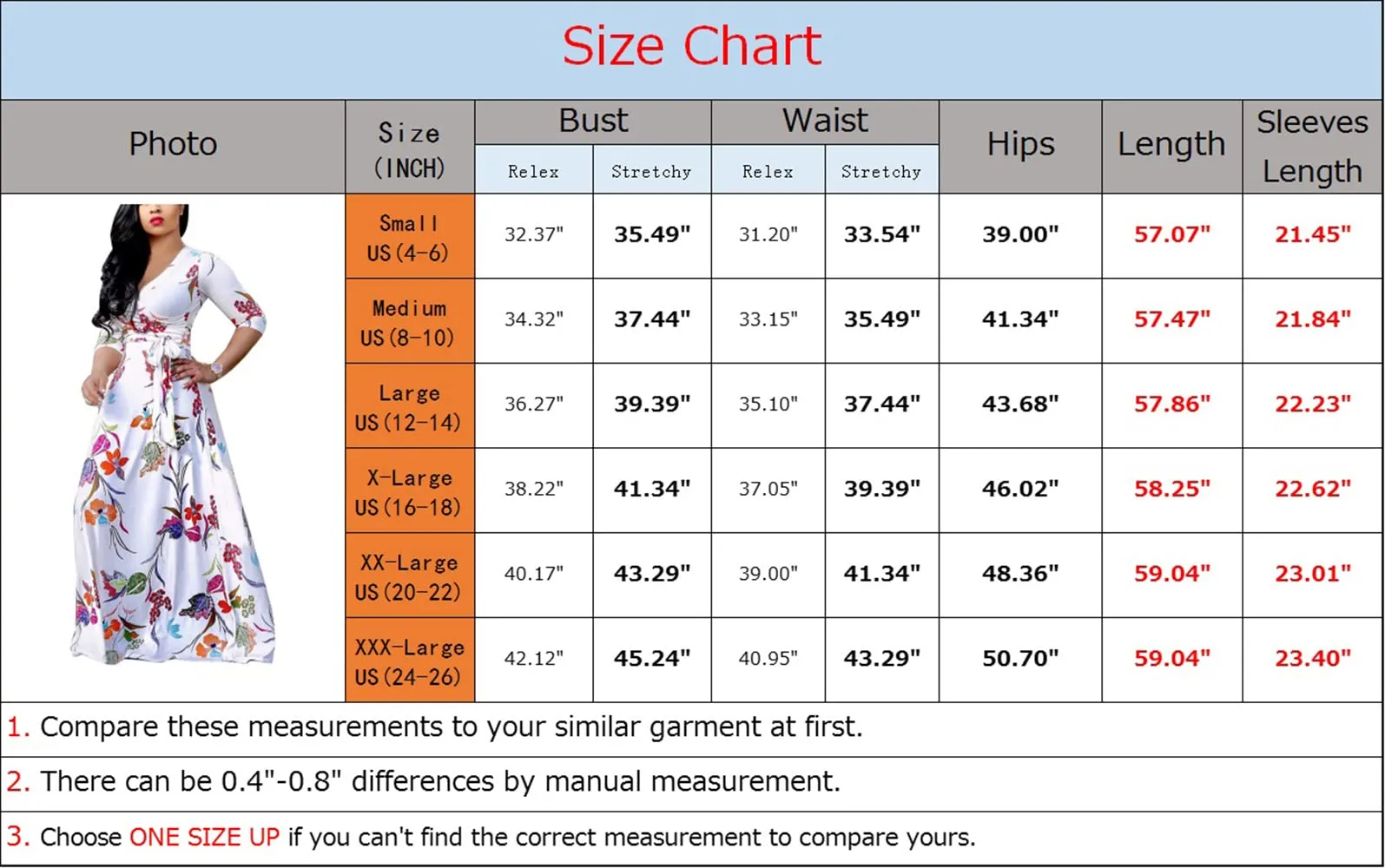 Blue Lilly Womens Casual Floral Print Long Maxi Dress Plus Size Plain Party Outfits - JTNFairy