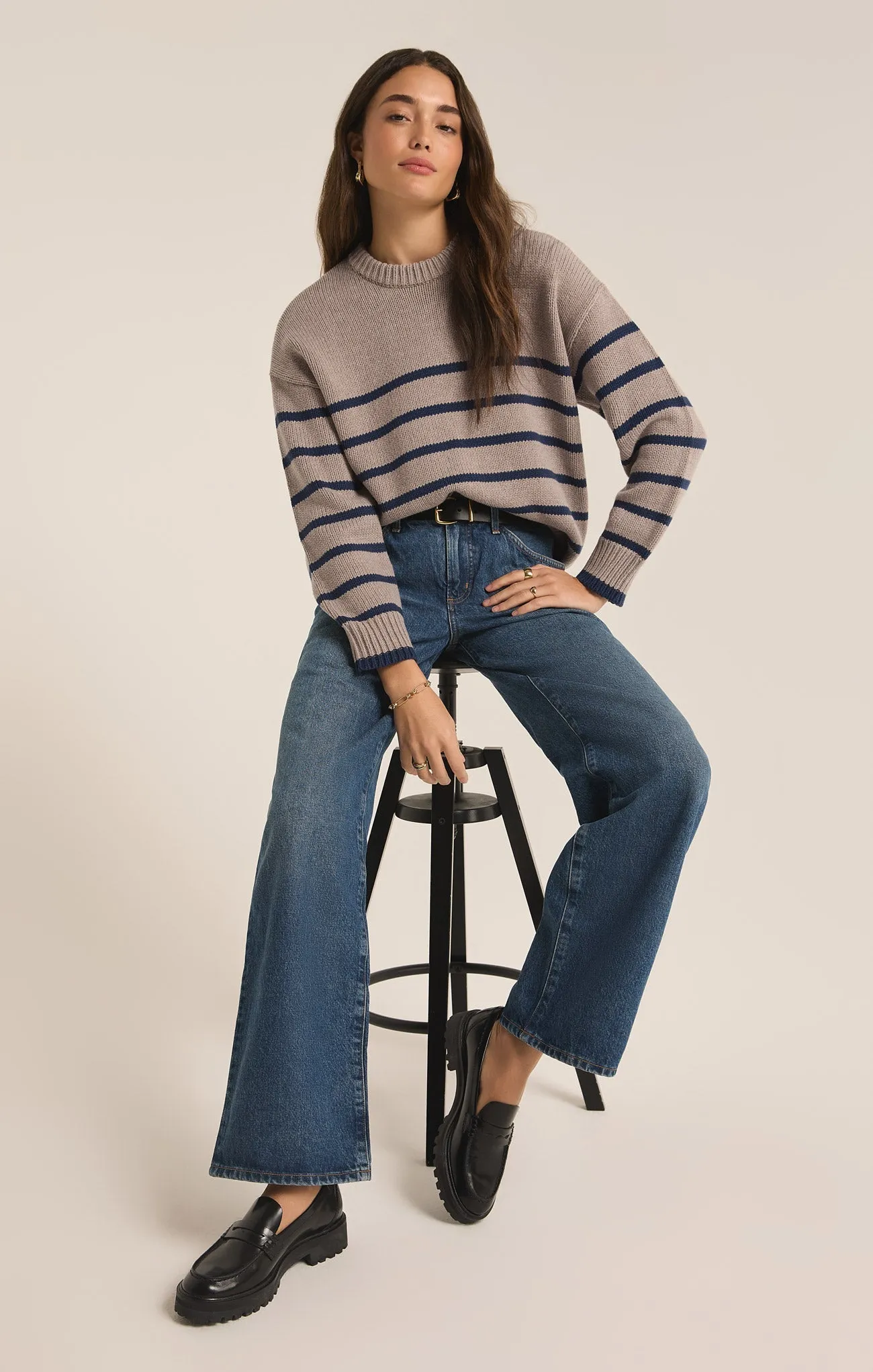Boyfriend Stripe Sweater