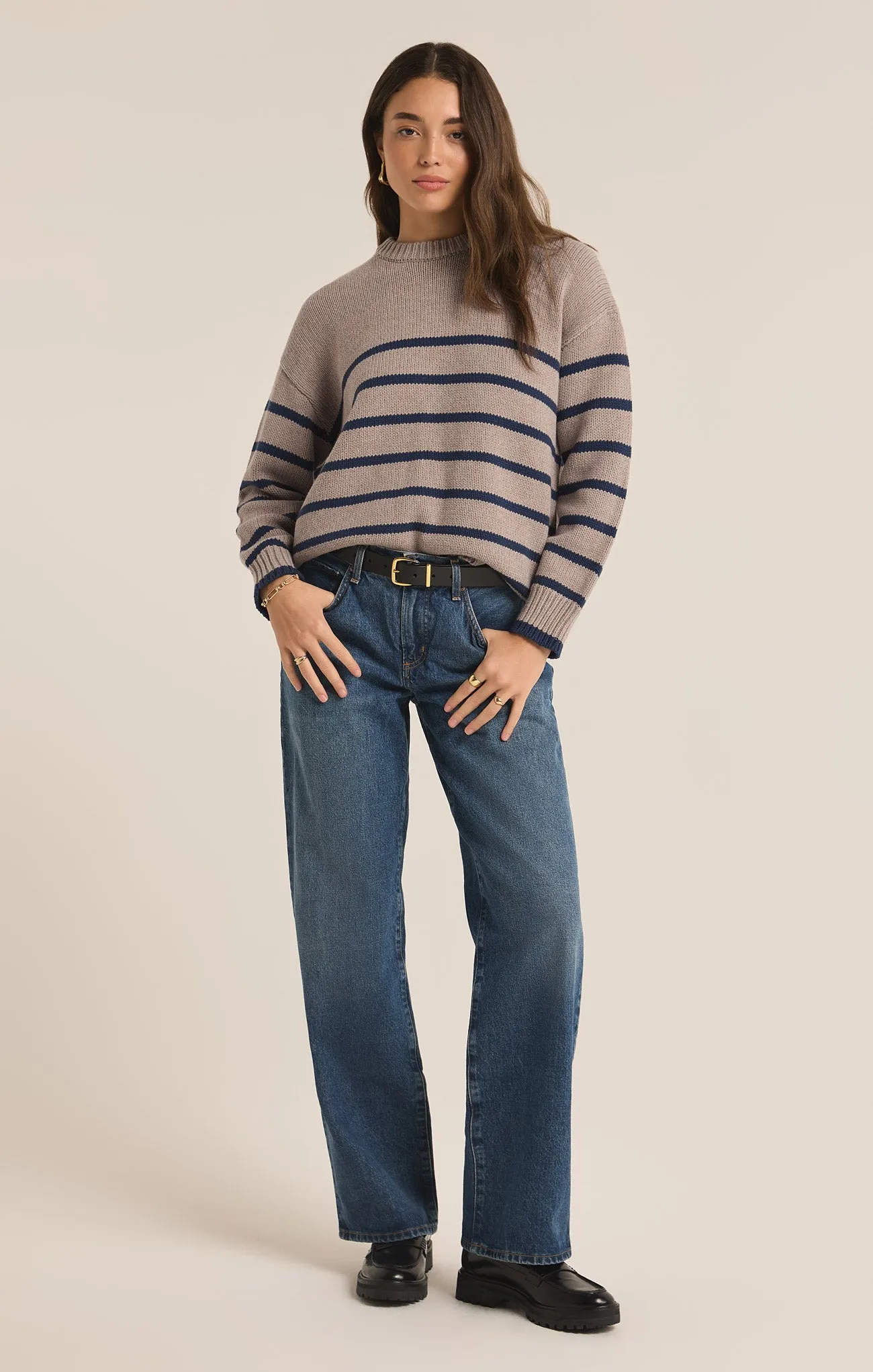 Boyfriend Stripe Sweater