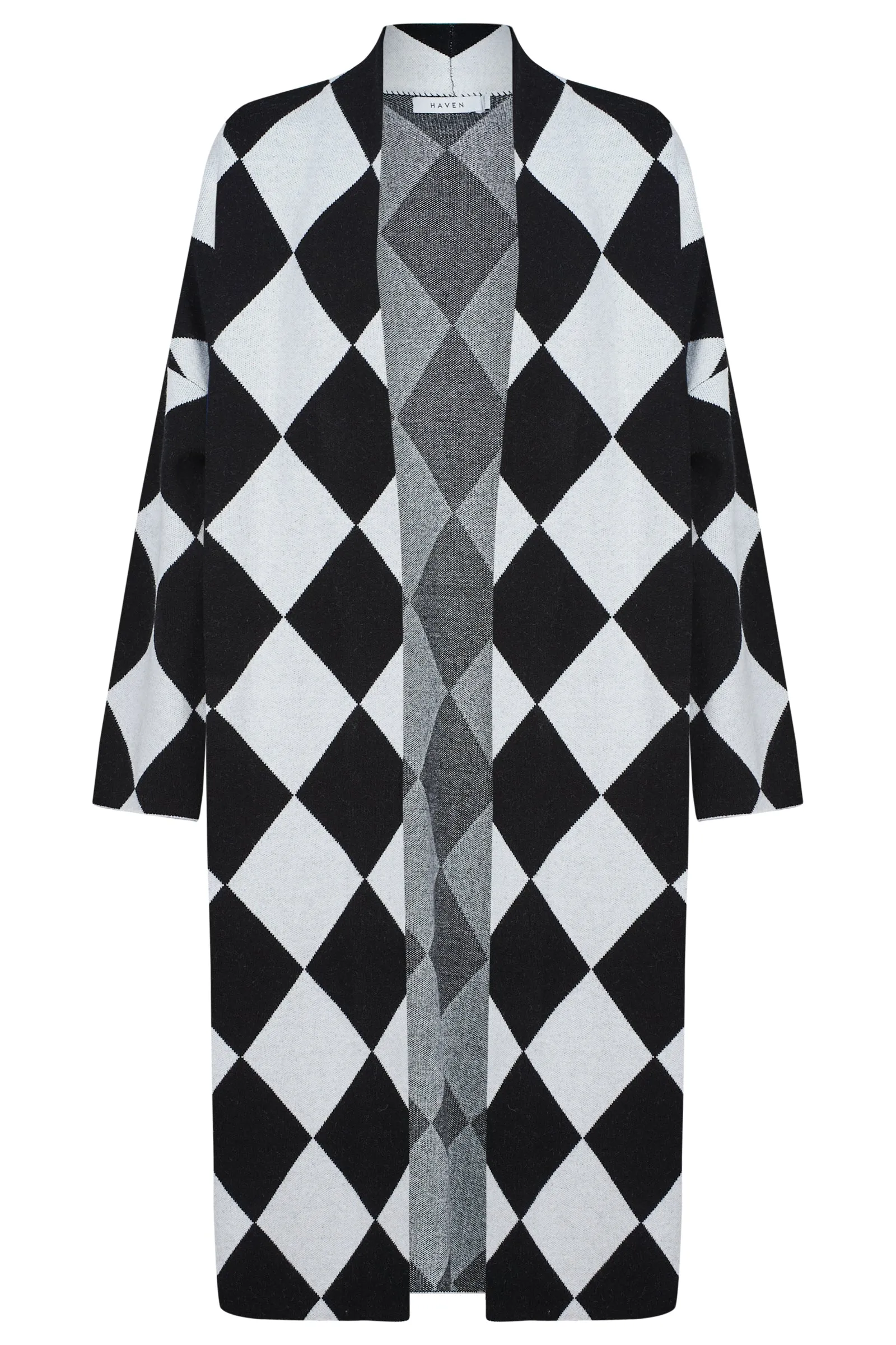 Casablanca Cardigan - White/Kohl
