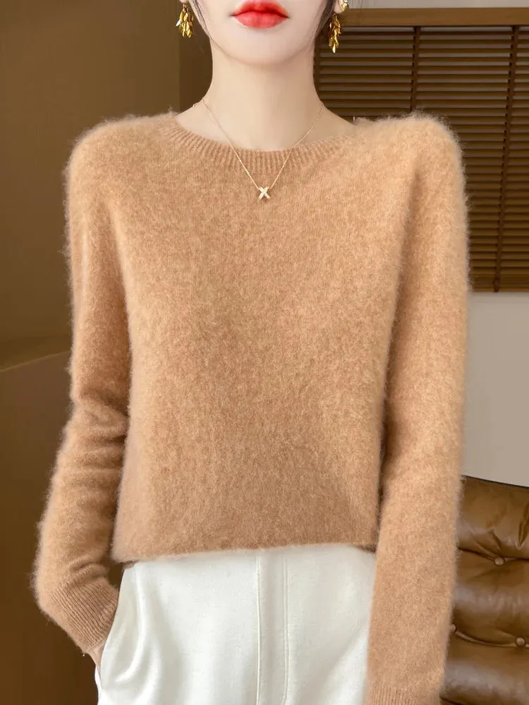 Clothing O-Neck Pullover Sweater Fashion Tops