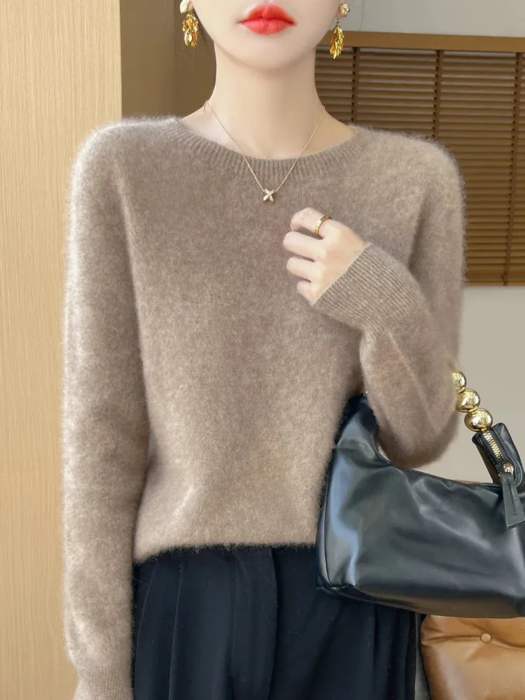 Clothing O-Neck Pullover Sweater Fashion Tops