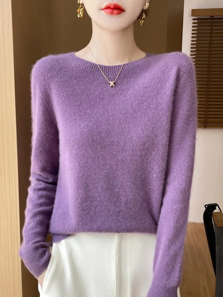 Clothing O-Neck Pullover Sweater Fashion Tops