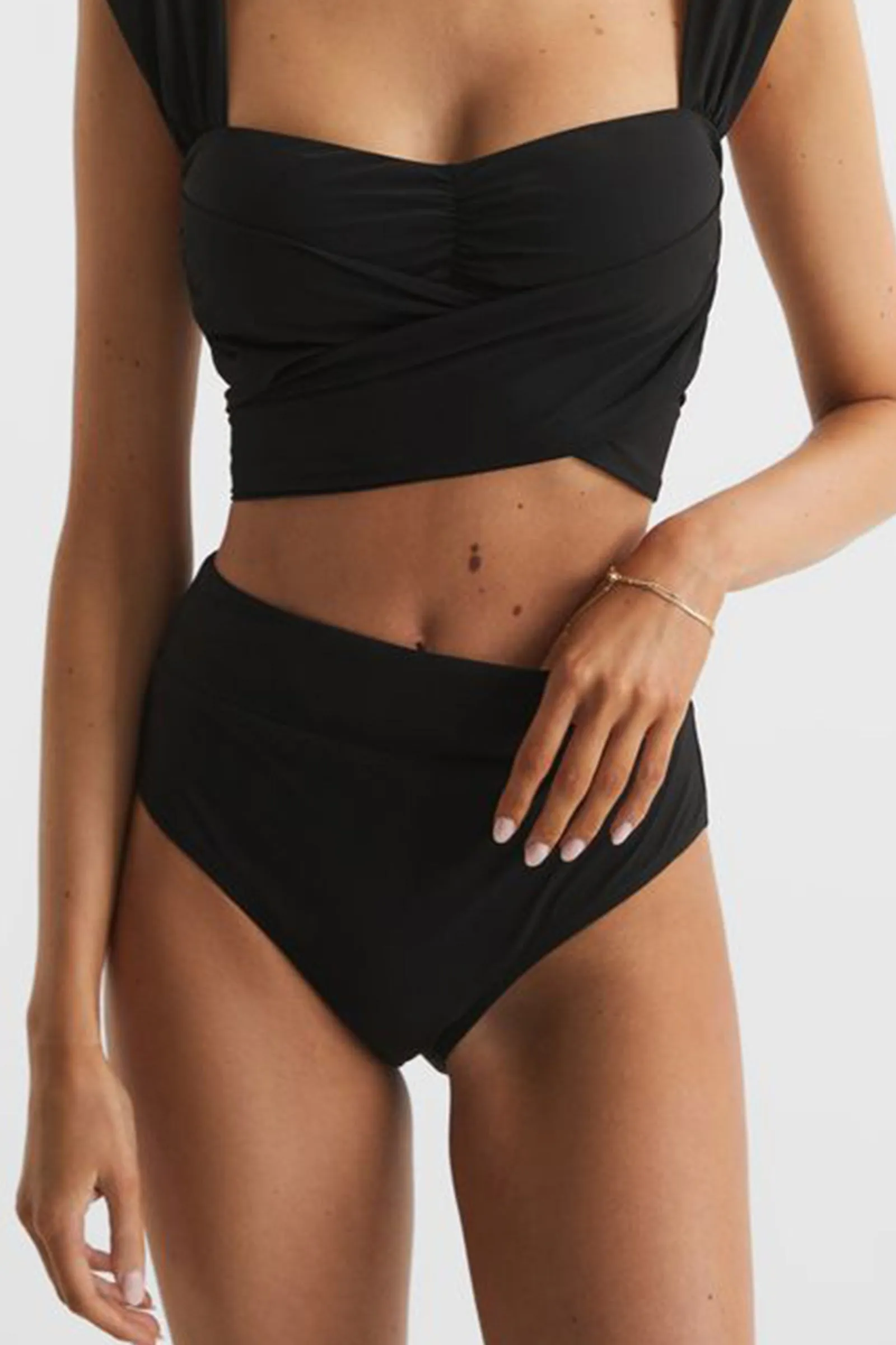 Cristina High Rise Bikini Bottoms