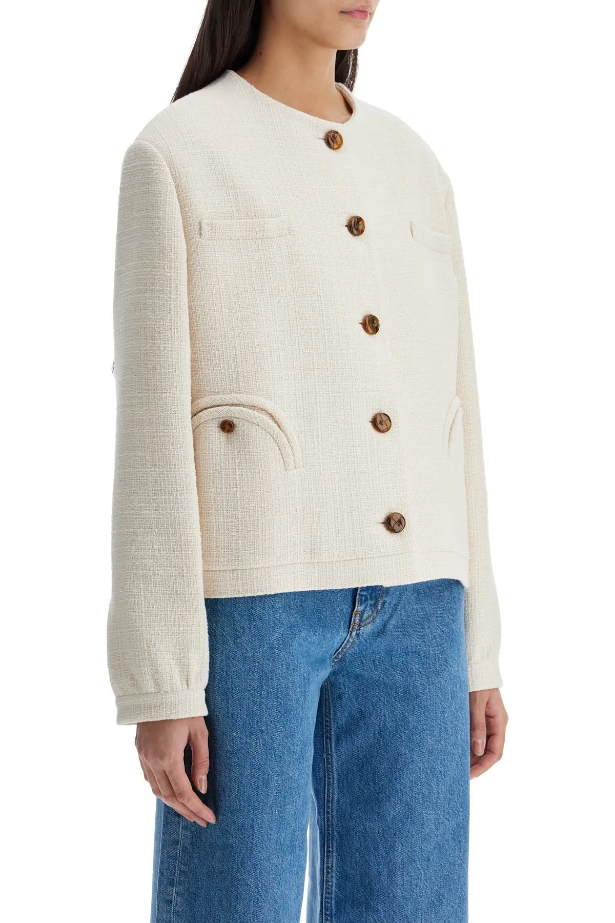 Cropped Cotton Bolero