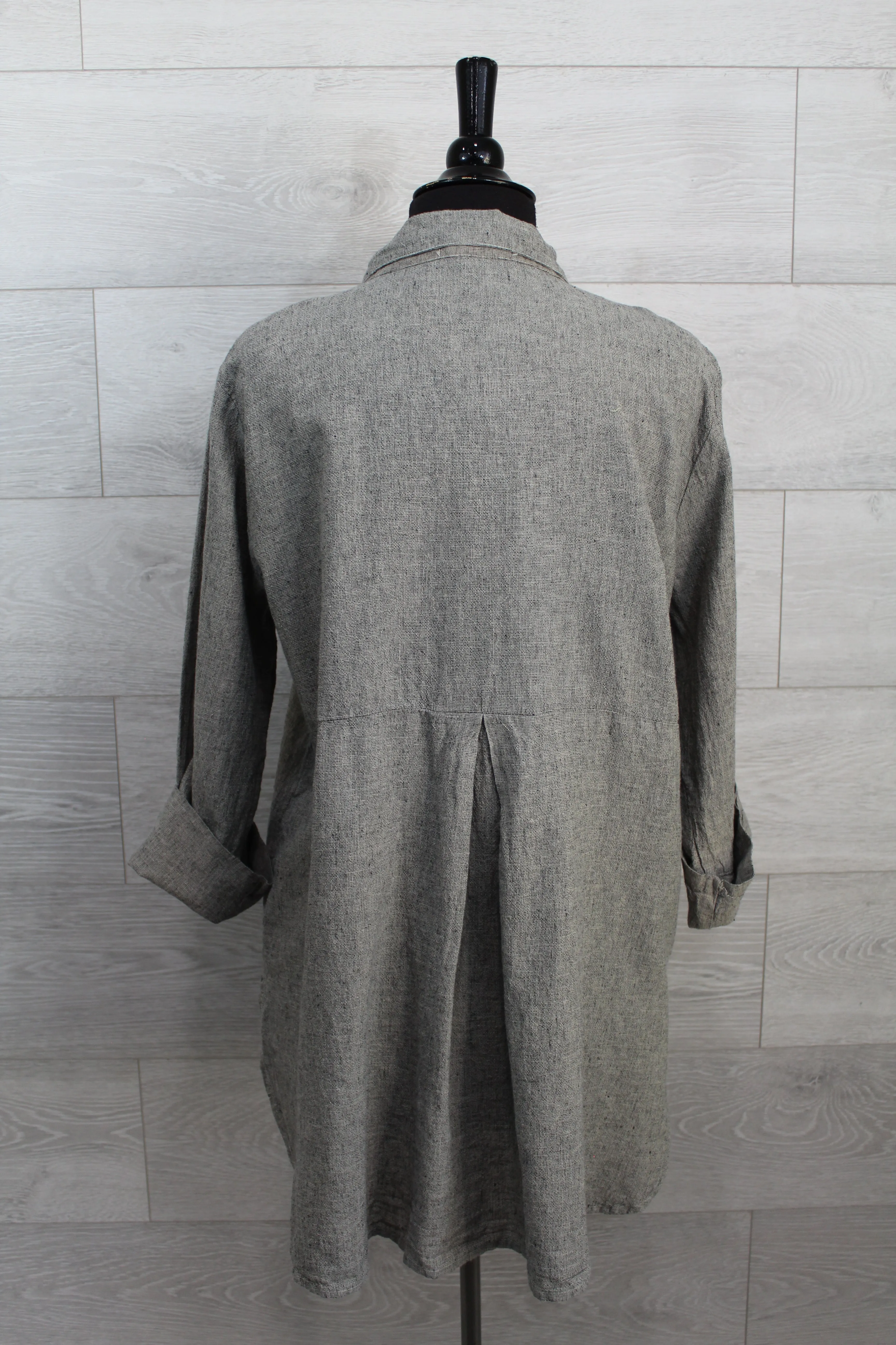 Cut Loose Crosshatch Linen - Easy Shirt