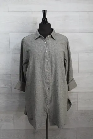 Cut Loose Crosshatch Linen - Easy Shirt