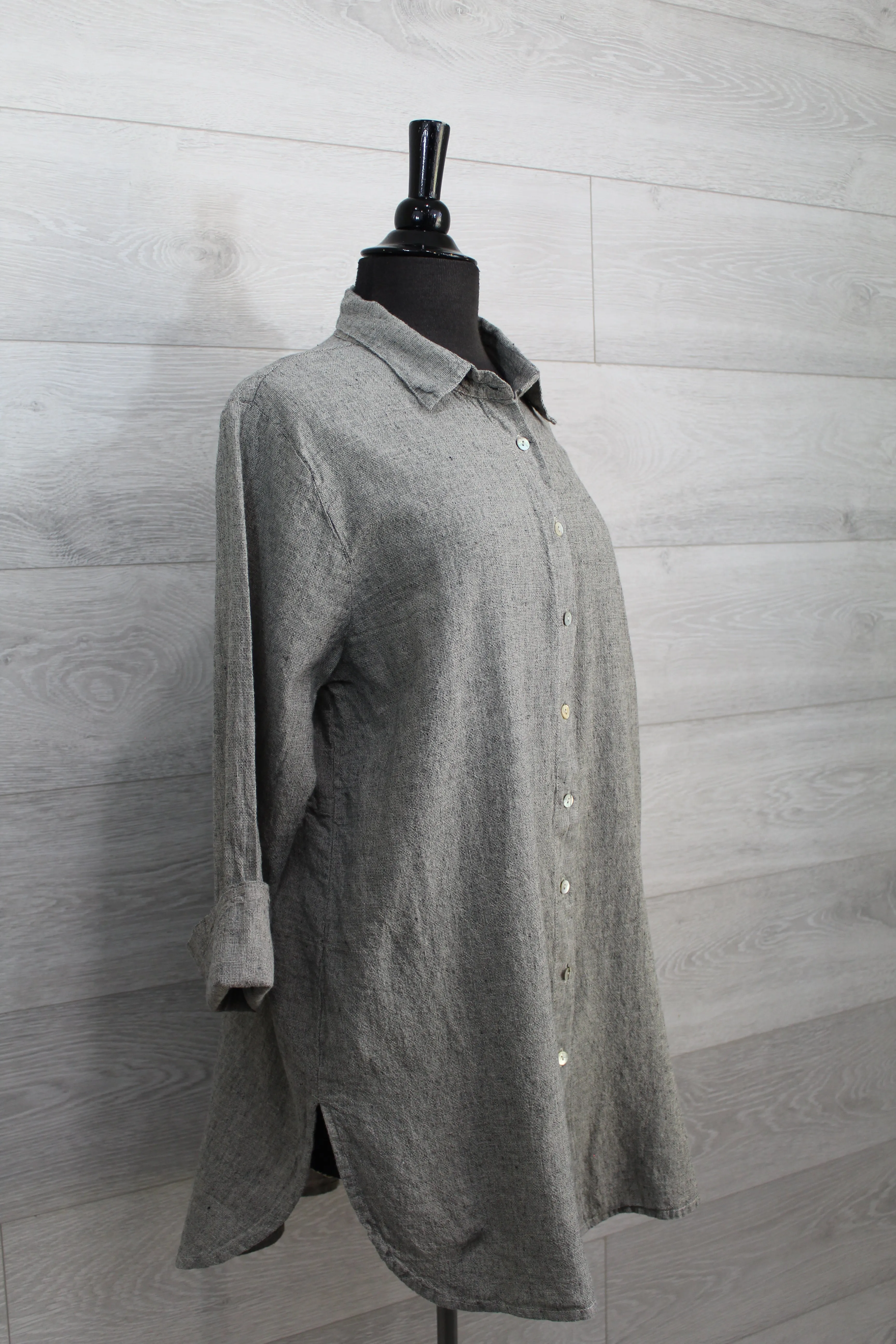 Cut Loose Crosshatch Linen - Easy Shirt