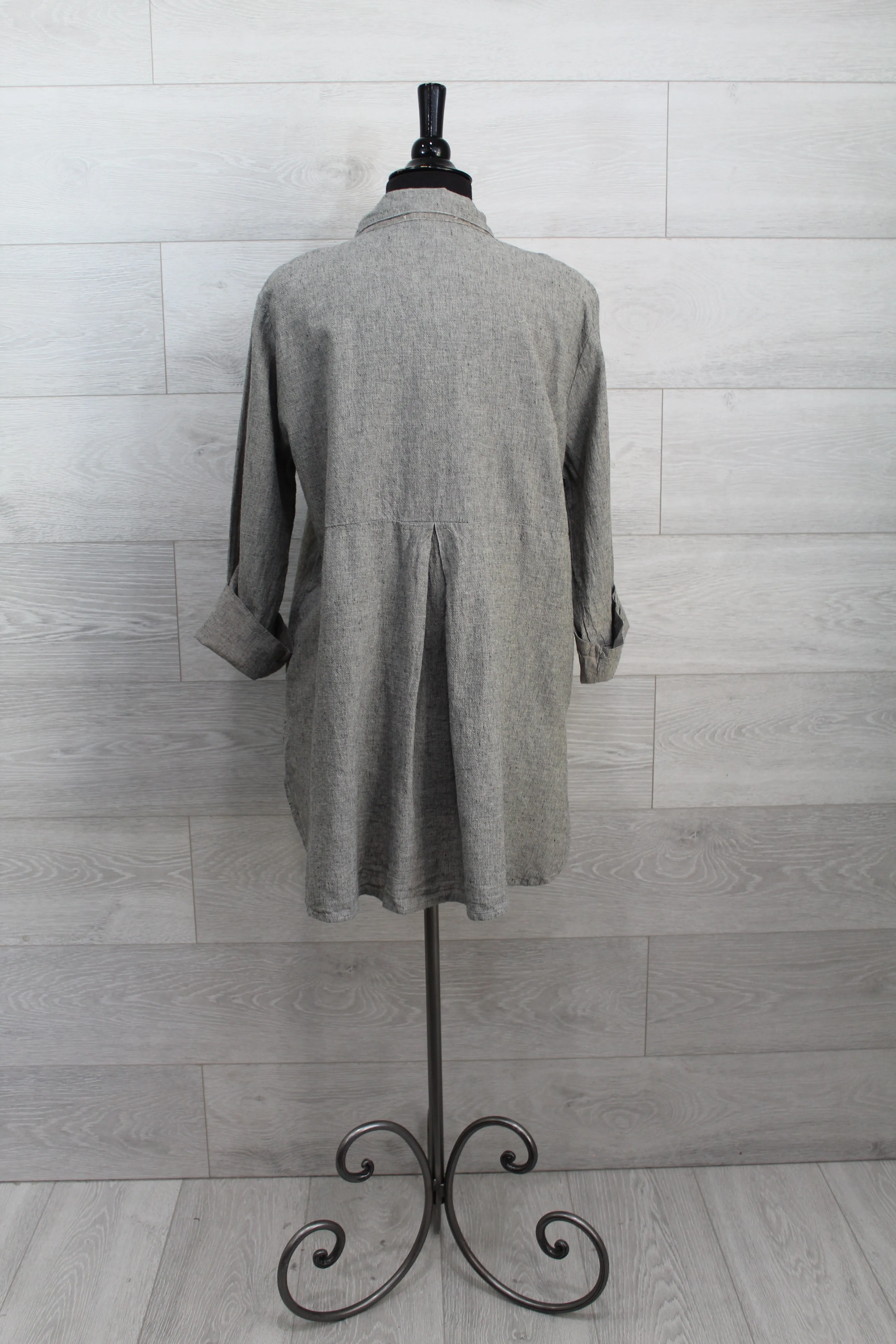 Cut Loose Crosshatch Linen - Easy Shirt