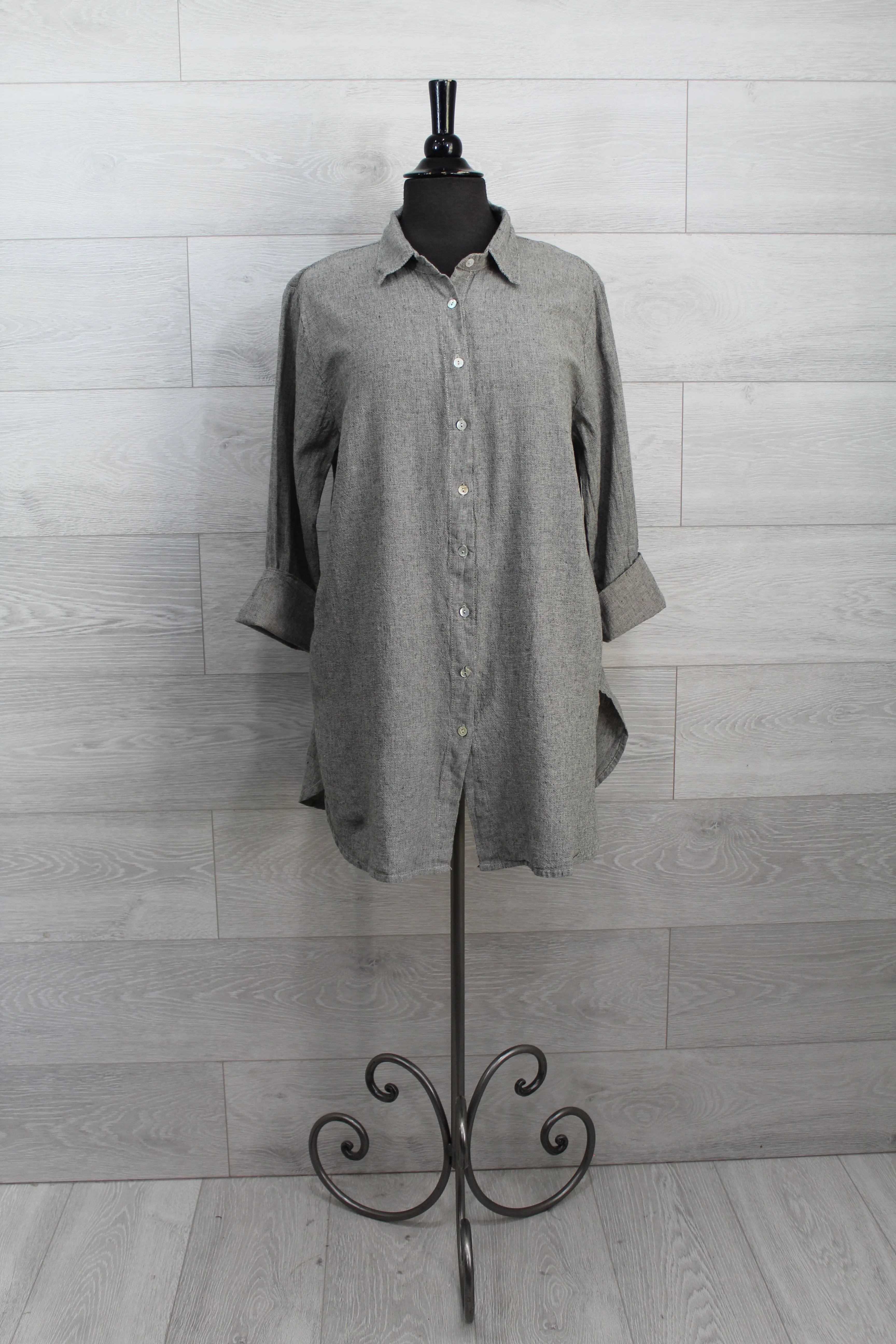 Cut Loose Crosshatch Linen - Easy Shirt