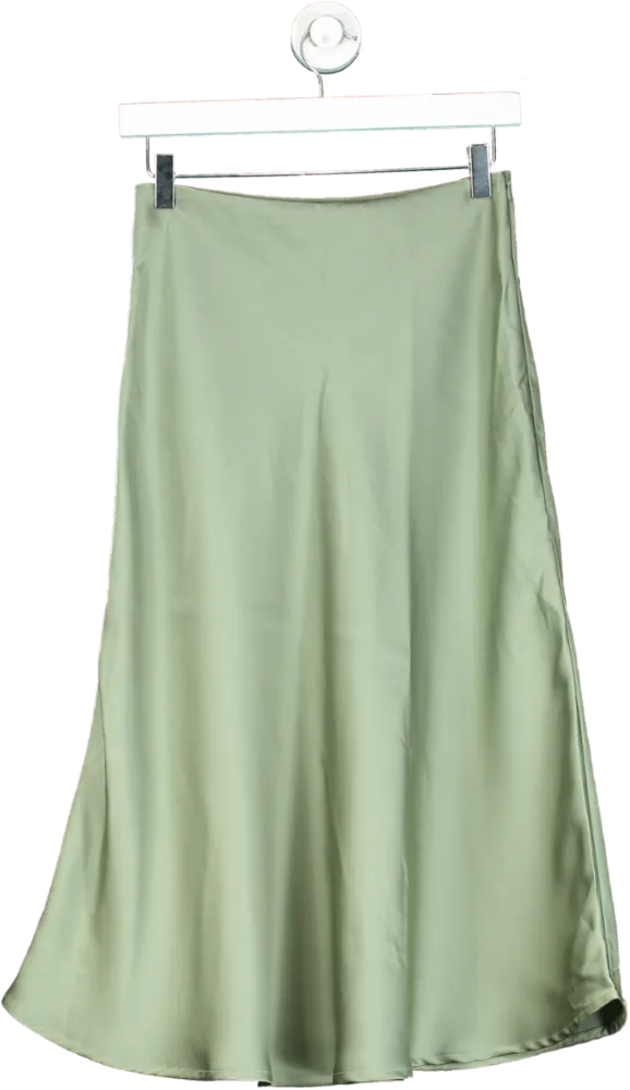 Dorothy Perkins Green Mid-Length Skirt UK S