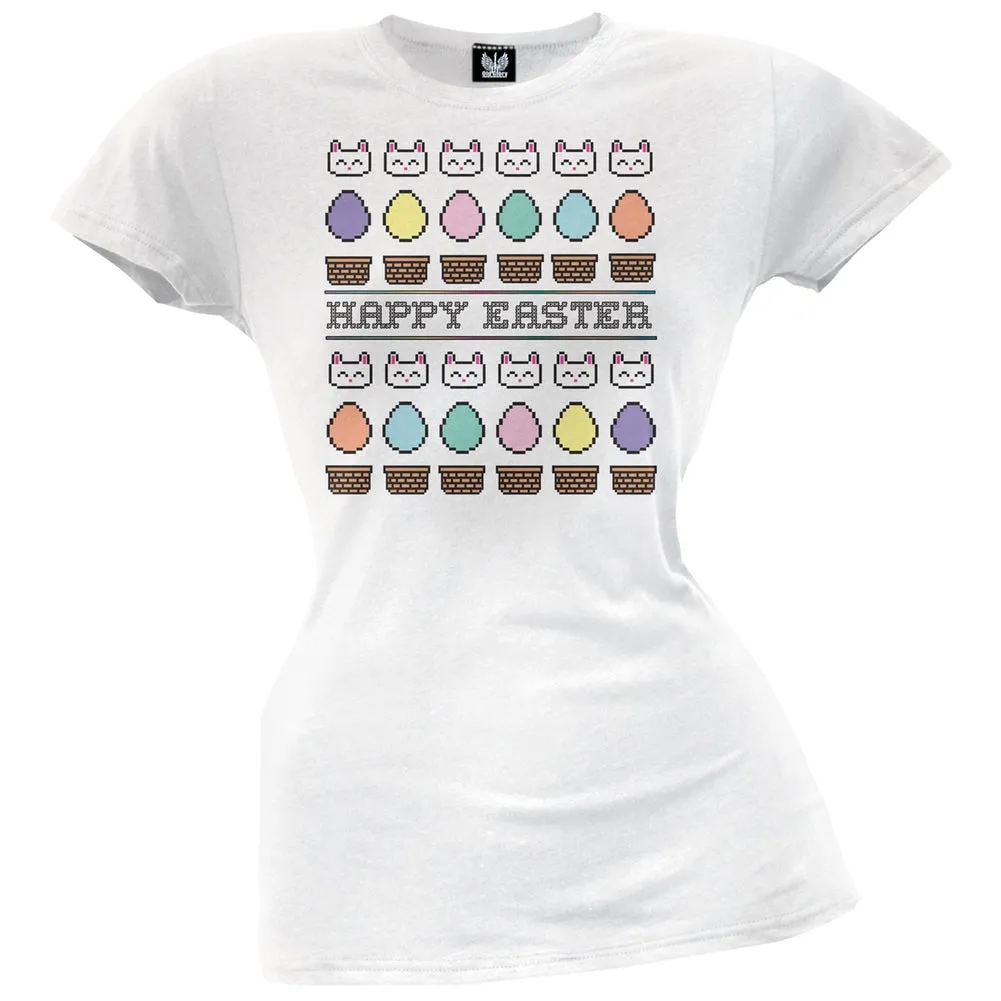 Easter Ugly Sweater Juniors T-Shirt