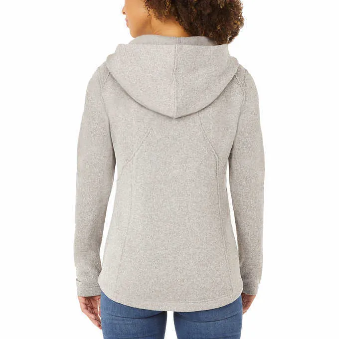 Eddie Bauer Women's Outerwear Hooded Full Zip Fleece Jacket