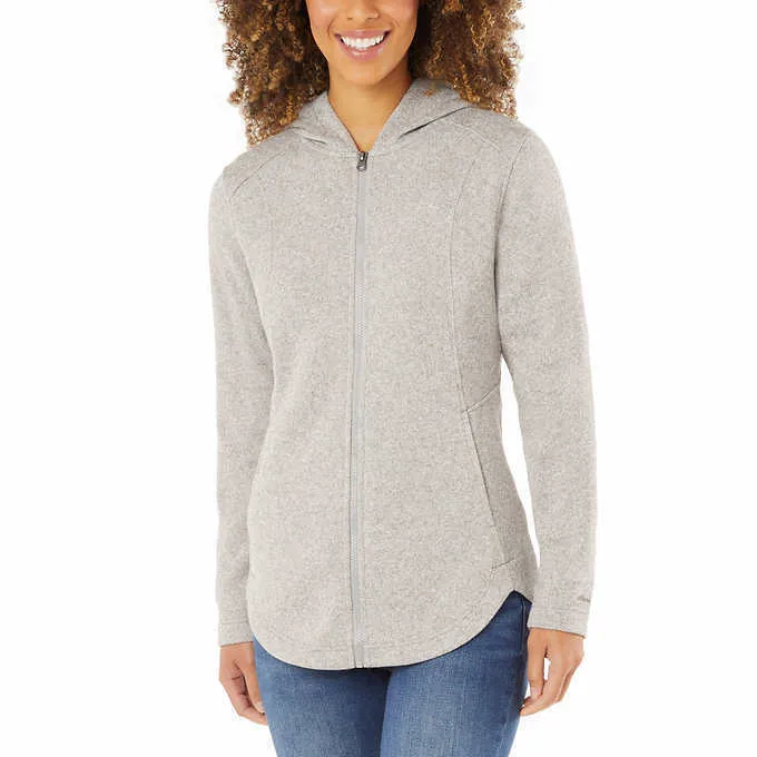 Eddie Bauer Women's Outerwear Hooded Full Zip Fleece Jacket