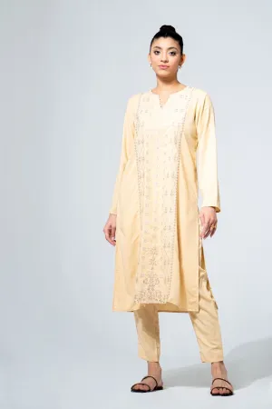 Ego - Iris 2 piece - Embroidery  - Ayudia - Fawn
