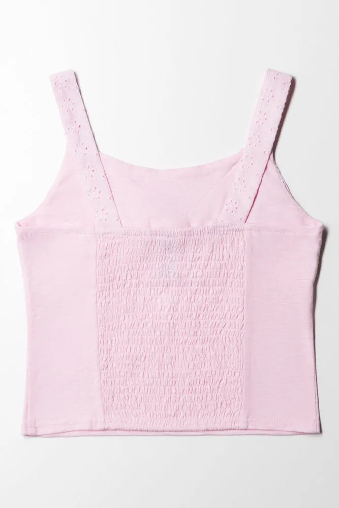Front Tie Top Lilac