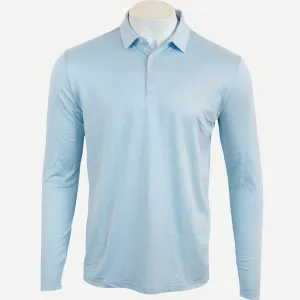 Gamer LS Polo - Sky Heather