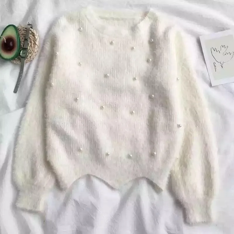 Iconic Pearled Sweater