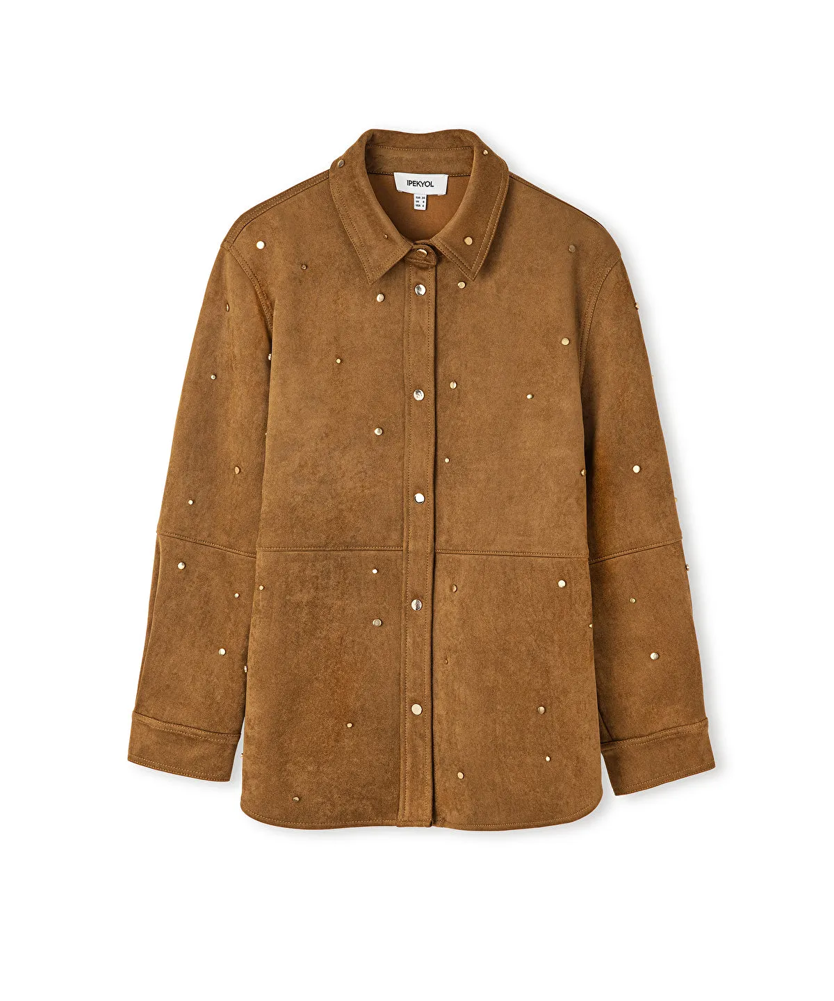 Ipekyol Suede Look Shirt Camel