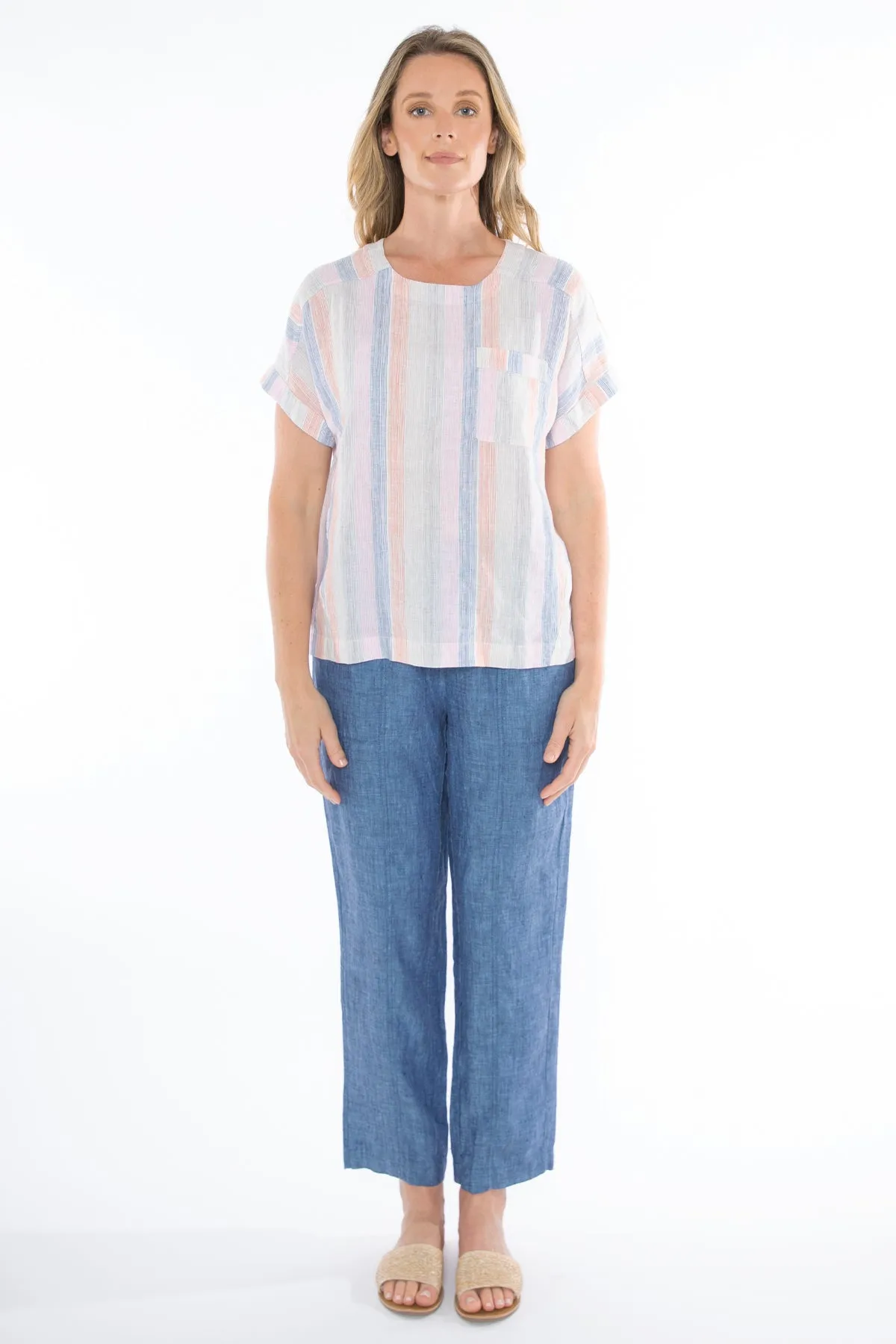 Jump - Sunset Stripe Top Multi | J3151A
