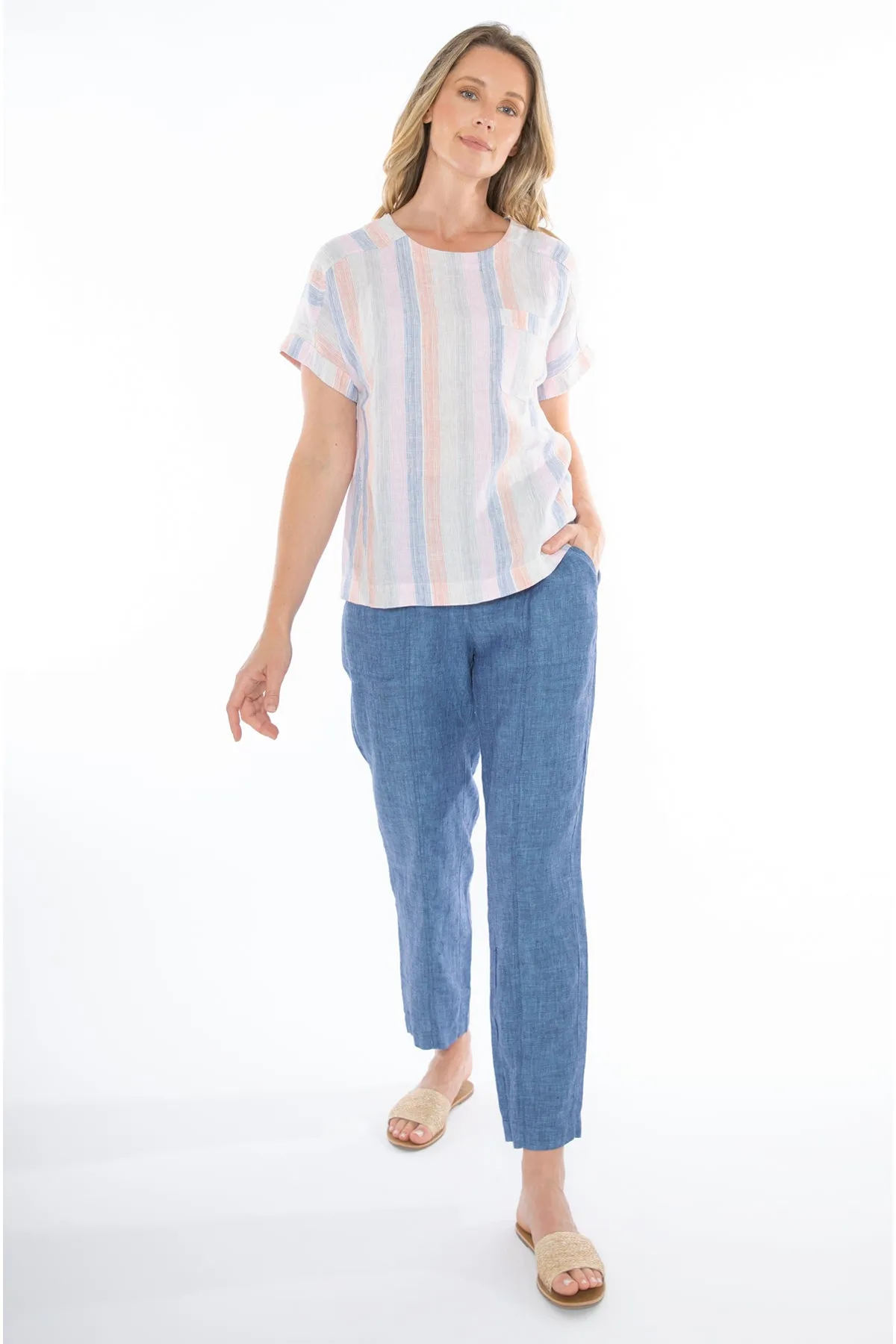 Jump - Sunset Stripe Top Multi | J3151A