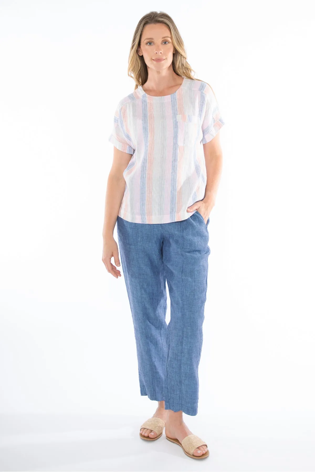 Jump - Sunset Stripe Top Multi | J3151A