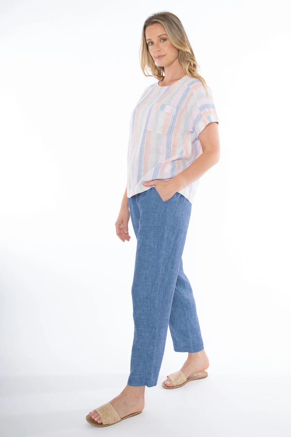 Jump - Sunset Stripe Top Multi | J3151A