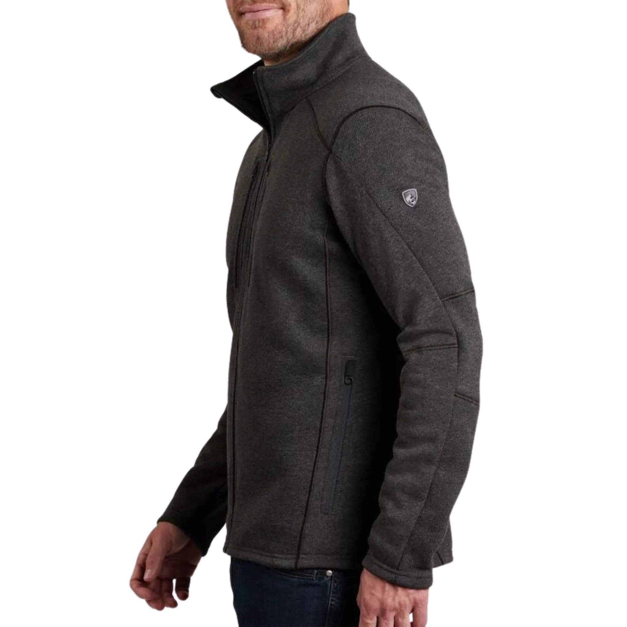Kuhl Mens Interceptr Full Zip - Steel
