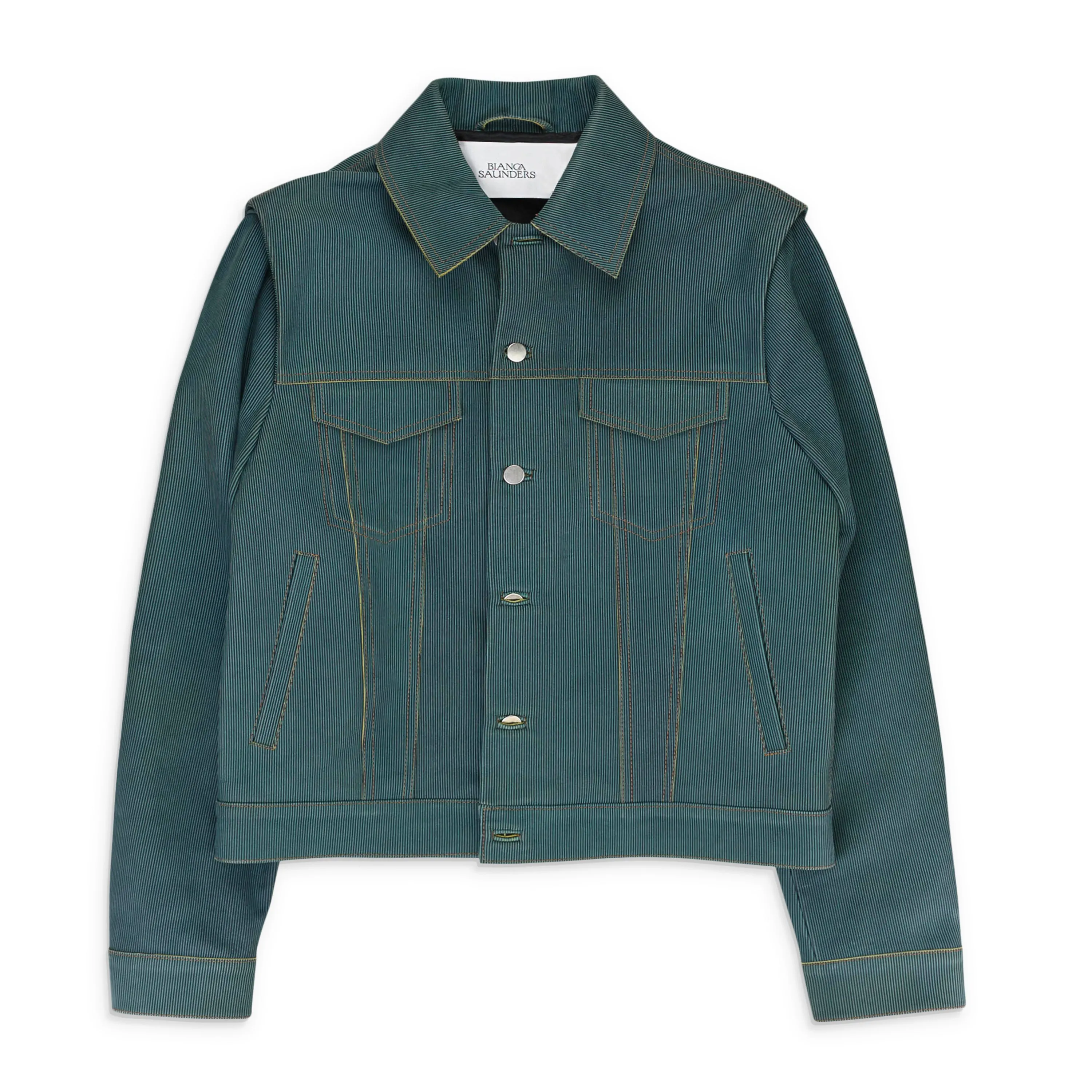 LARDA LEATHER JACKET STRIPE