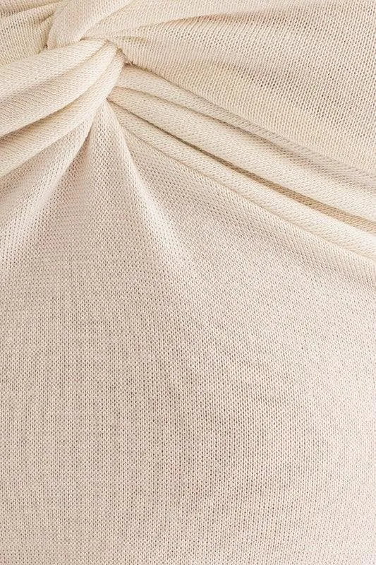 LE LIS Twist Tube Crop Top, Multiple Colors