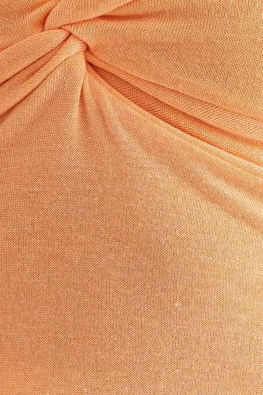 LE LIS Twist Tube Crop Top, Multiple Colors