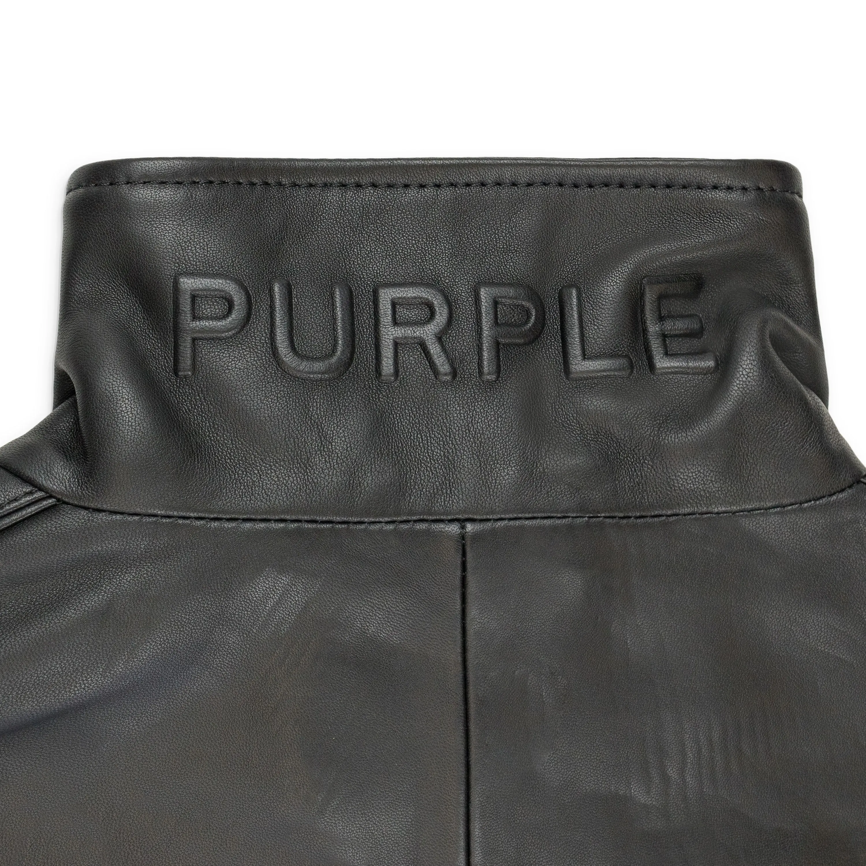 LEATHER BLACK TRACK JACKETS