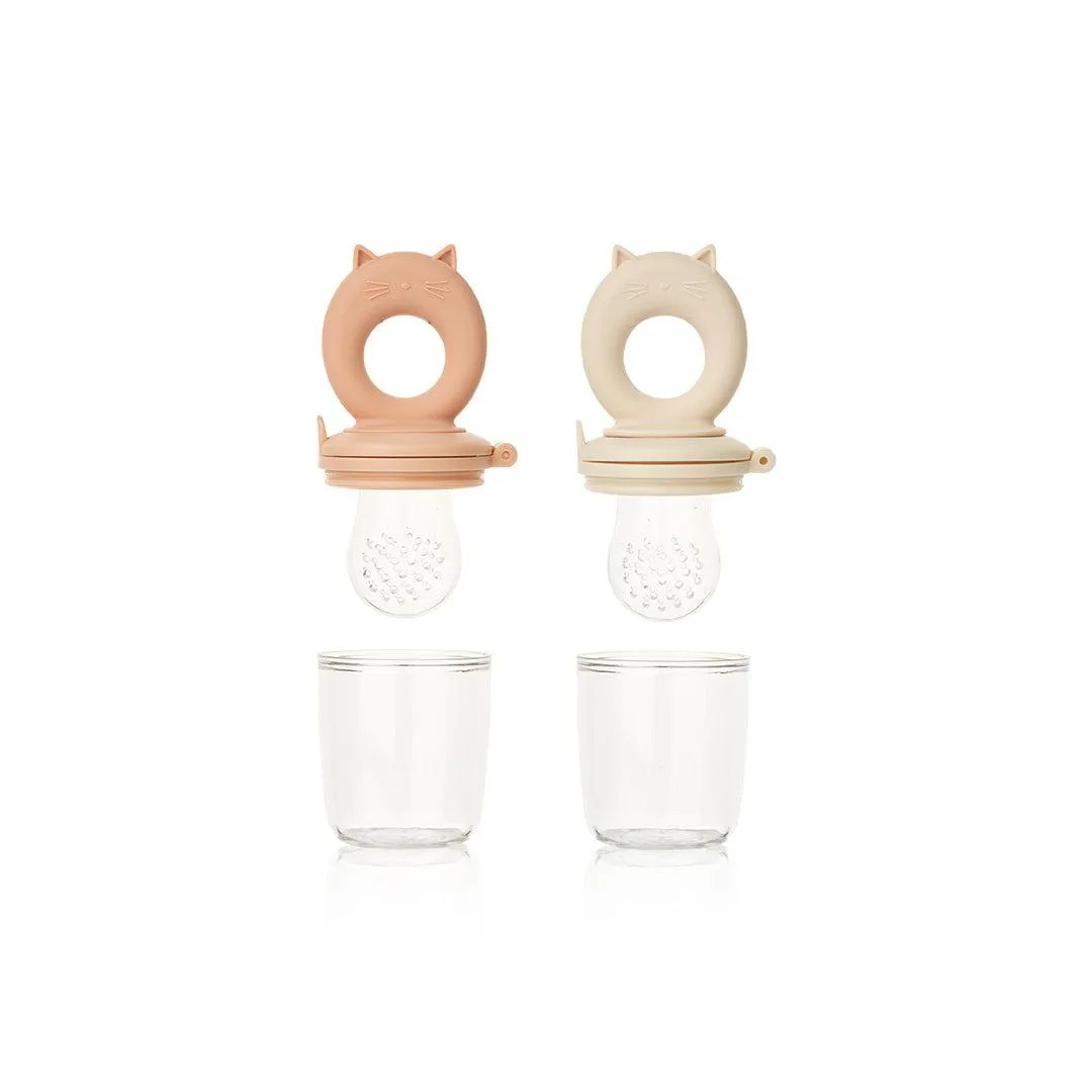 Liewood Miranda Food Feeder - 2 Pack - Tuscany Rose/Apple Blossom