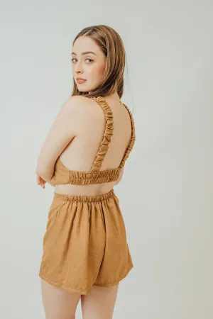Lina Darted Top and Shorts Set
