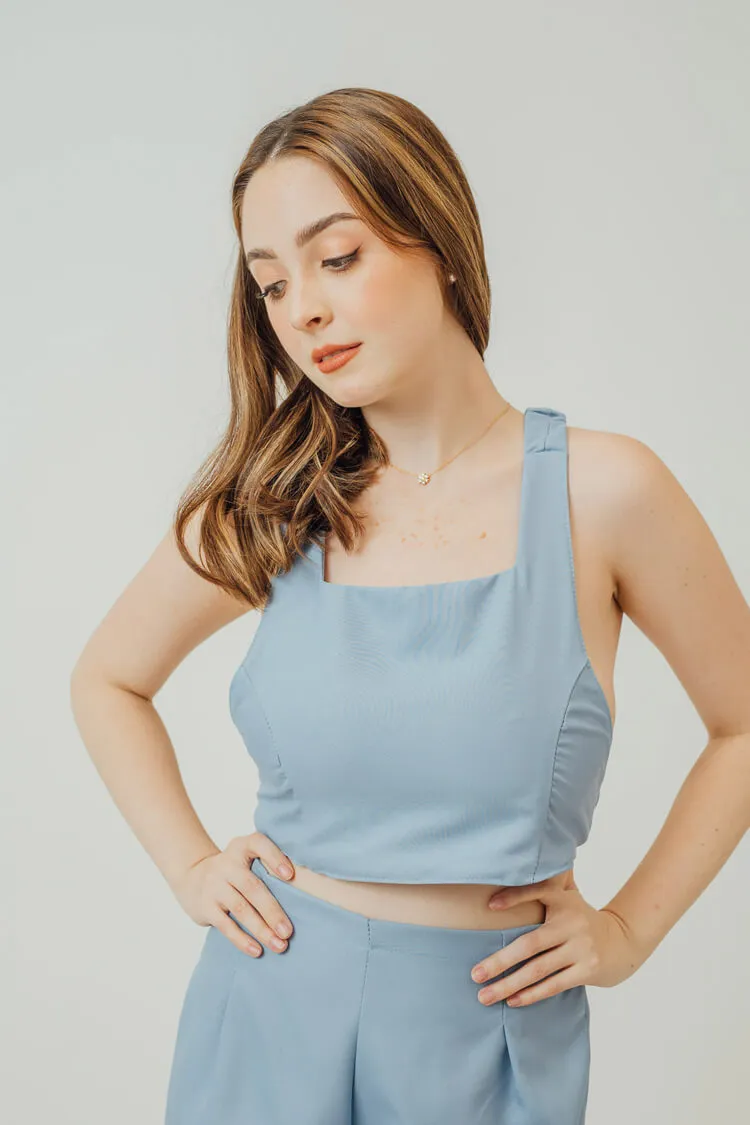 Lina Darted Top and Shorts Set