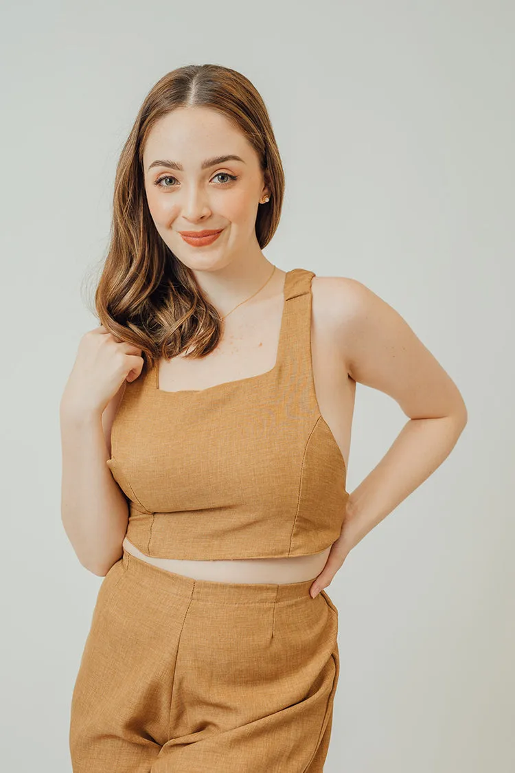 Lina Darted Top and Shorts Set