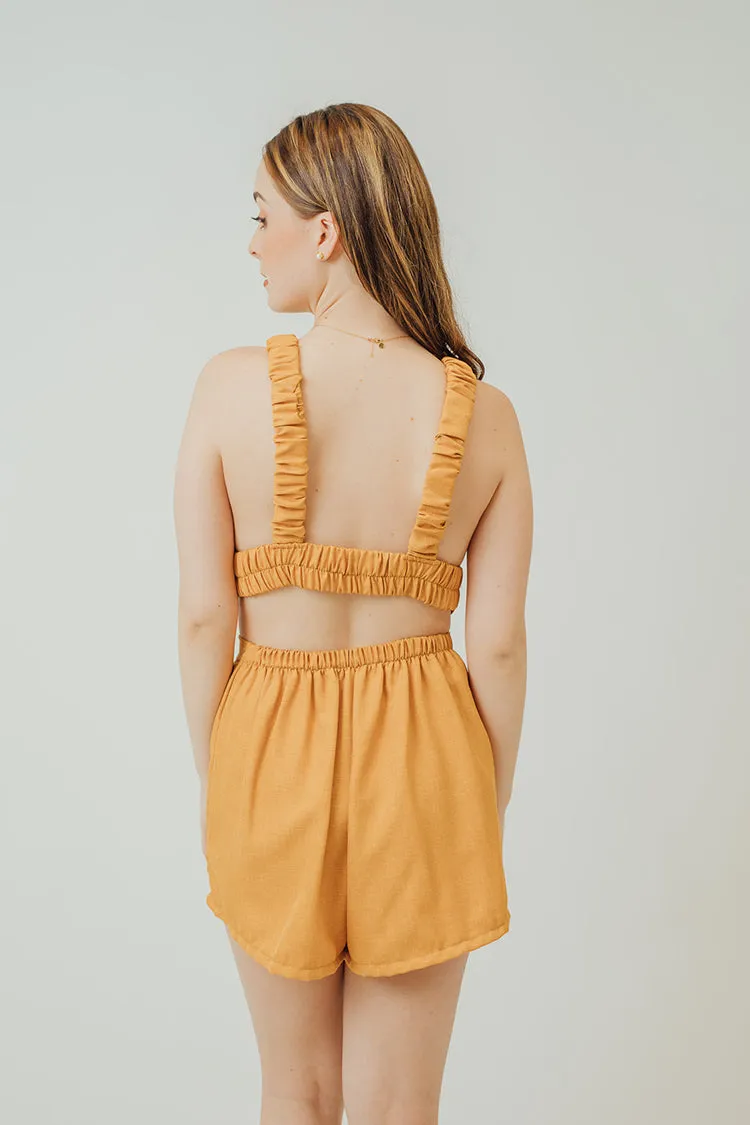 Lina Darted Top and Shorts Set