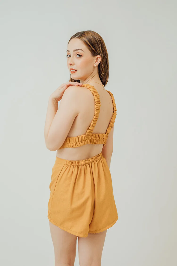 Lina Darted Top and Shorts Set