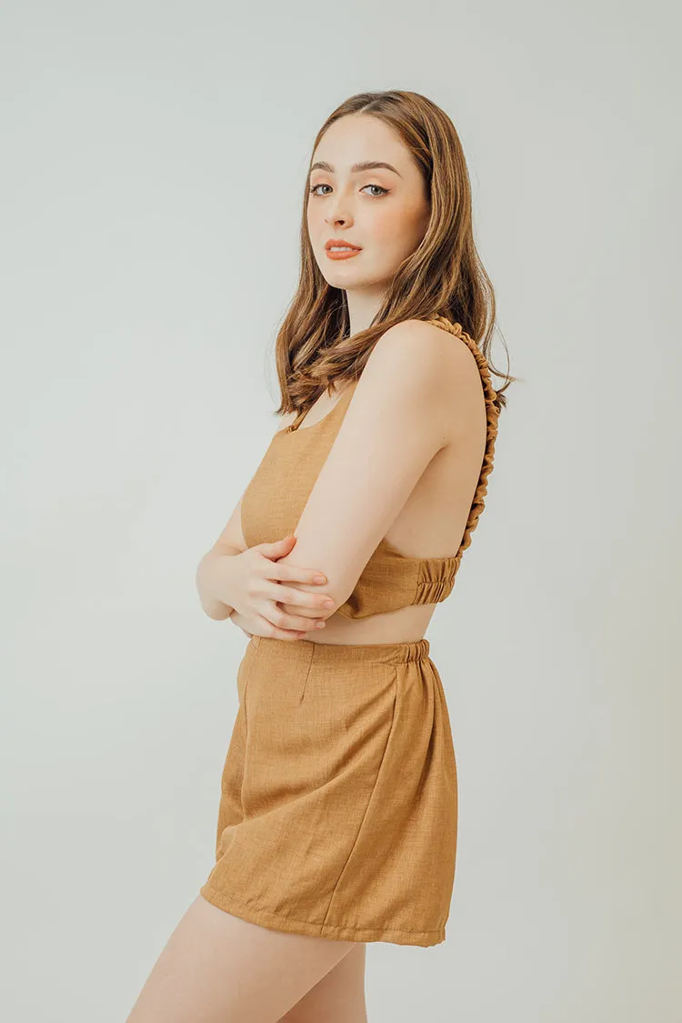 Lina Darted Top and Shorts Set
