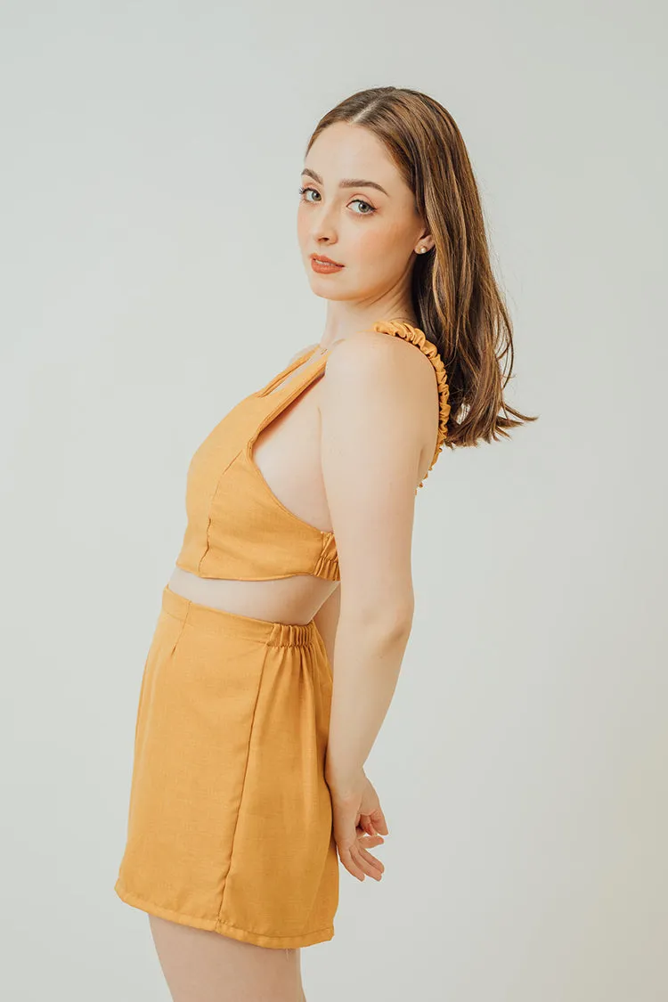 Lina Darted Top and Shorts Set