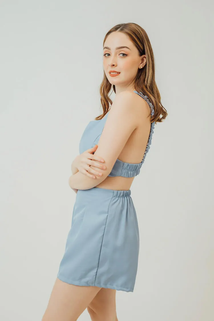 Lina Darted Top and Shorts Set