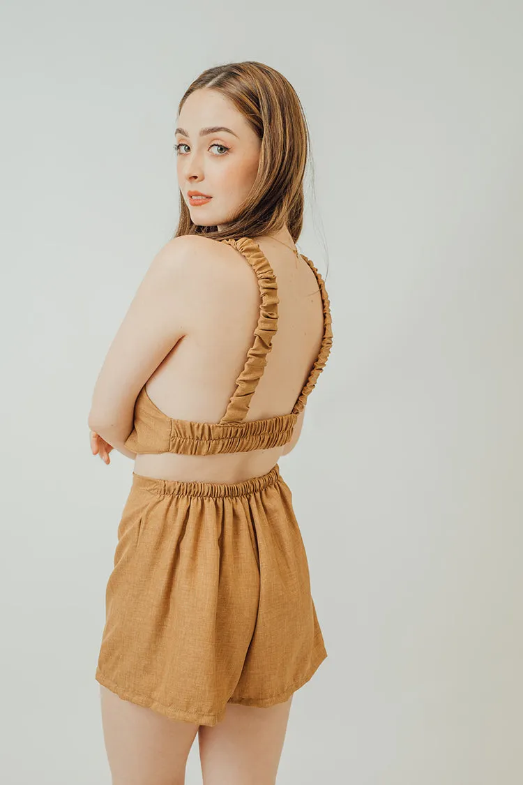 Lina Darted Top and Shorts Set