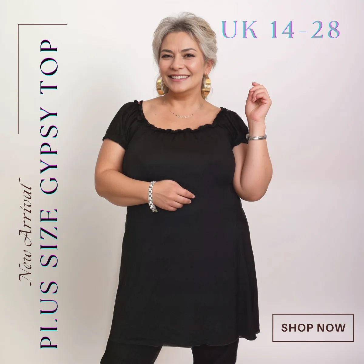 LONG OFF SHOULDER SHORT SLEEVE TOP / T-SHIRT
