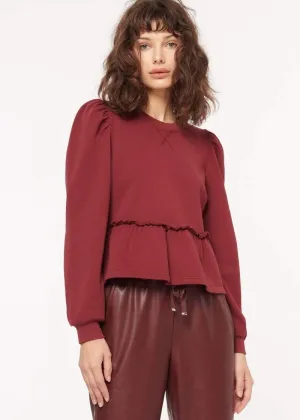 Lyra Sweatshirt in Currant